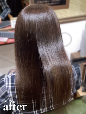 高濃度水素ケアカラー＋オーダーメイド髪質改善トリートメント