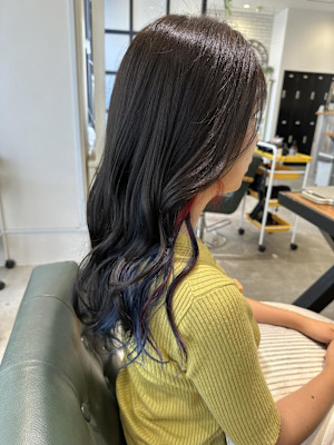 インナーカラー/10代20代30代/大橋