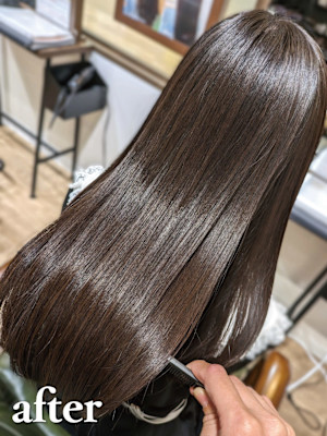 【ダメージレス縮毛矯正】 ［髪質整形］美髪ストレート