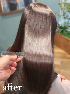 【ロイヤルコース】ダメージレスカラー＋髪質改善トリートメント