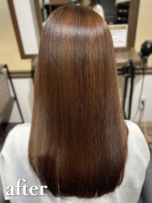 【ダメージレス縮毛矯正】 ［髪質整形］美髪ストレート