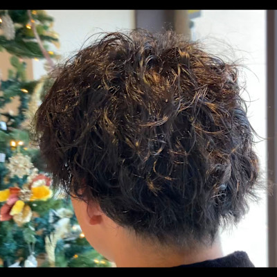 根本立ち上げパーマ