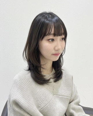 ＊ミディアムレイヤー/ハッシュカット