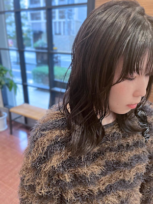 冬カラー グレージュ