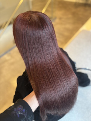 ブリーチなしピンクラベンダー