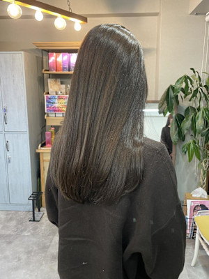 大人かわいい/イルミナカラー/オリーブカラー