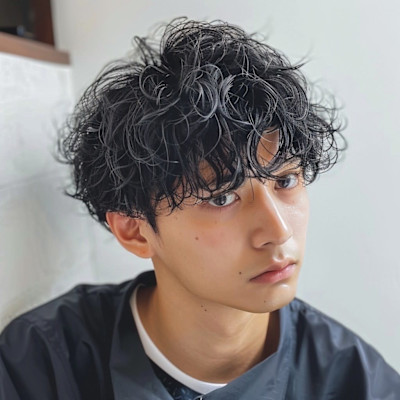 メンズ パーマ くせ毛