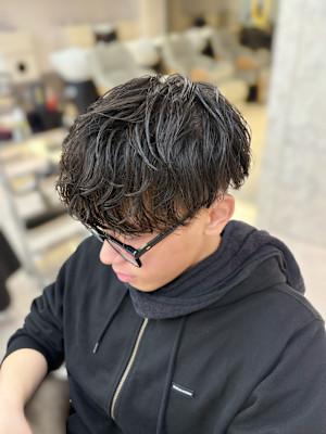 緩めニュアンスパーマ