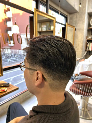 メンズ毛流れパーマ