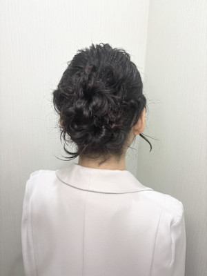 結婚式お呼ばれヘア