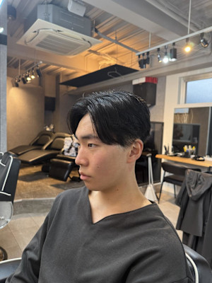 大宮/カット/短髪/毛流れ/センターパート