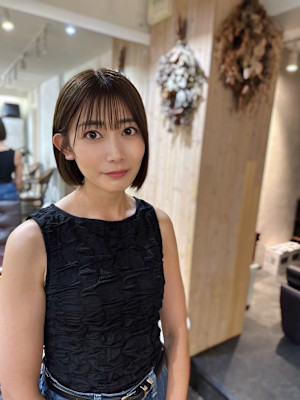 大人かわいいヘア大人ボブ