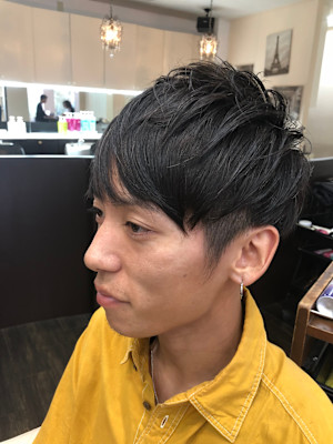 福山市/chartreuse/ツーブロック＋マッシュショート