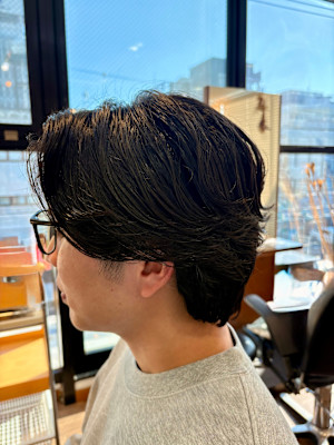 〈江戸桃海〉メンズパーマ/ニュアンスパーマ/メンズカット