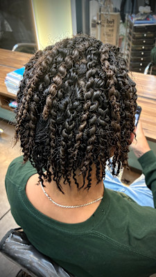 針金スパイラルパーマ