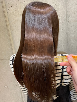 髪質改善ストレート