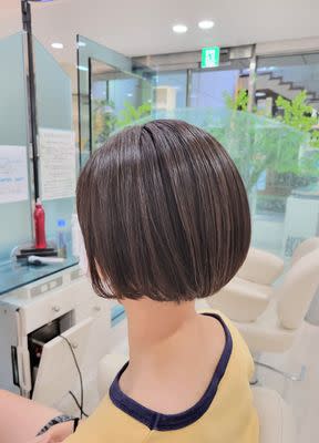 大人かわいいミニボブ