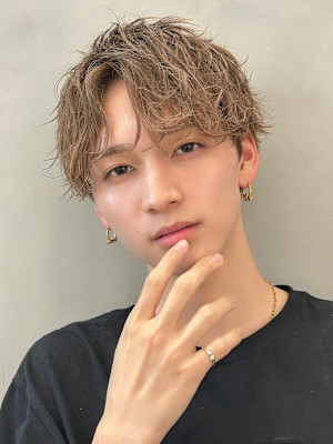 センターパート/ニュアンスデザイン/デザインカラー