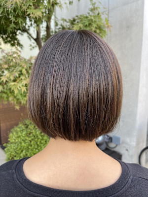 ◯襟足スッキリ！秋冬映えミニボブ◯