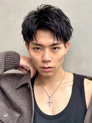 ビジネスアップバング/刈り上げ/清潔感ショート