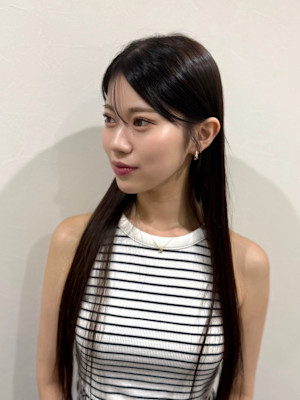 【髪質再生バイカルテトリートメント】シアーグレージュカラー