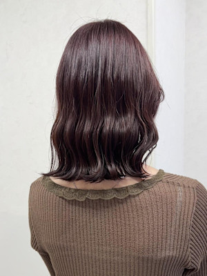 ブリーチなしで出来るピンクブラウン♪