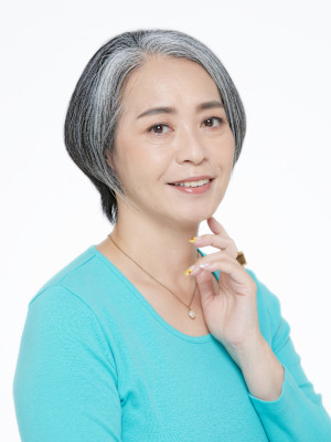 50代60代の方に◎ヘアセットが簡単 ひし形ボブ