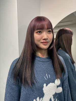 ピンクカラー/ピンクパープルカラー/カシスレッド/ハイトーン