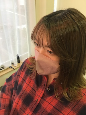 生まれて初めてのシースルーバング