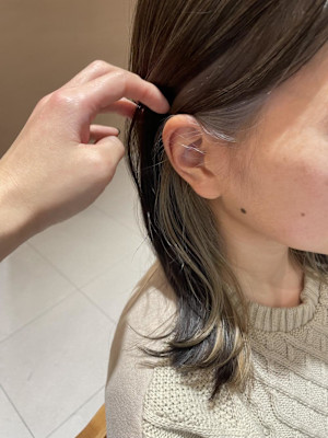 大人気インナーカラー