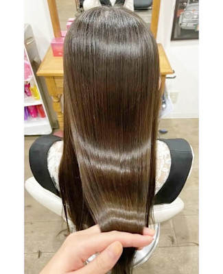 【酸性ストレート】ナチュラル艶ストレートヘア