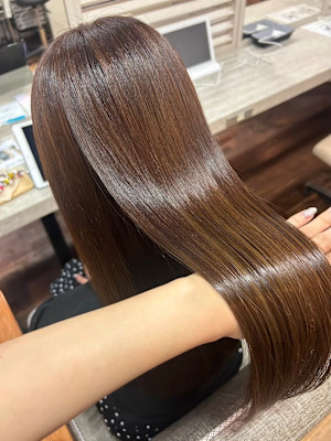 【髪質再生バイカルテトリートメント】アッシュブラウンカラー