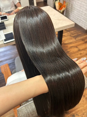 【酸性ストレート】ラベンダーブラウン