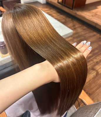 【酸熱トリートメント】アッシュベージュカラー