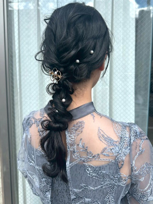 【ChaoMICHI yu-ka】編みおろし 三つ編みヘア