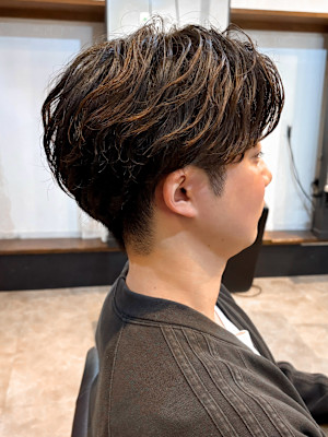 【IRIE 福岡】フェザーパーマシャドウパーマ