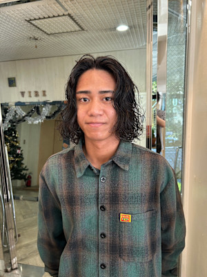 メンズ/カット/ラフパーマ