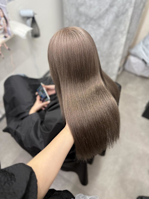 ミルクティー/ハイトーン/髪質改善