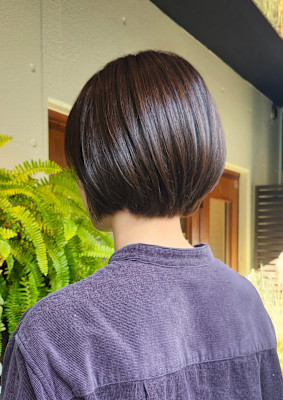 小顔見せ×艶カラー