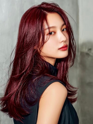 ダブルカラー、チェリーレッド