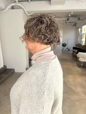 癖毛カット薬院外国人ヘア