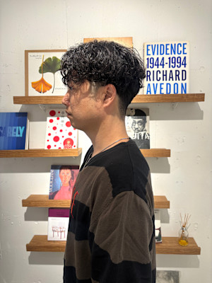 メンズパーマカット　スパイラルパーマ