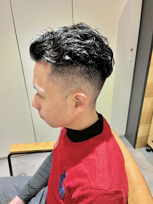 フェードパーマ