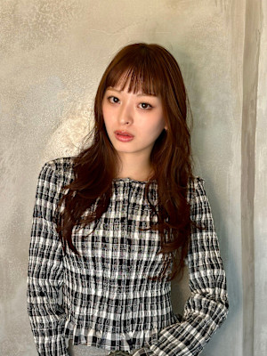 池袋 ワイドバング レイヤー フェミニンロング♪