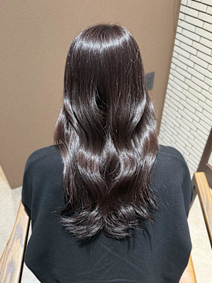 毛先までうる艶髪に