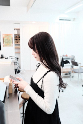 ラベンダーグレー/髪質改善