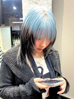 ルーツカラー　ケアブリーチ　ブリーチカラー　表参道/原宿