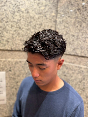 銀座　フェード　パーマ