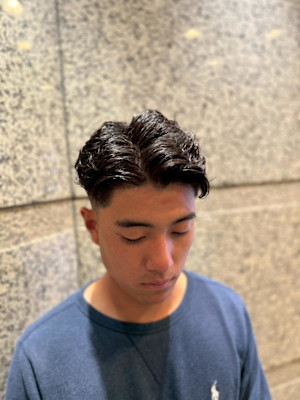 銀座　フェードパーマ