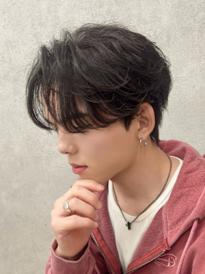 【福岡/天神/メンズカット】シースルーセンターパート